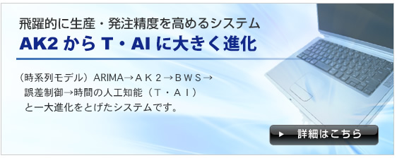 飛躍的に発注精度を高めるシステム TrueNavi AK2